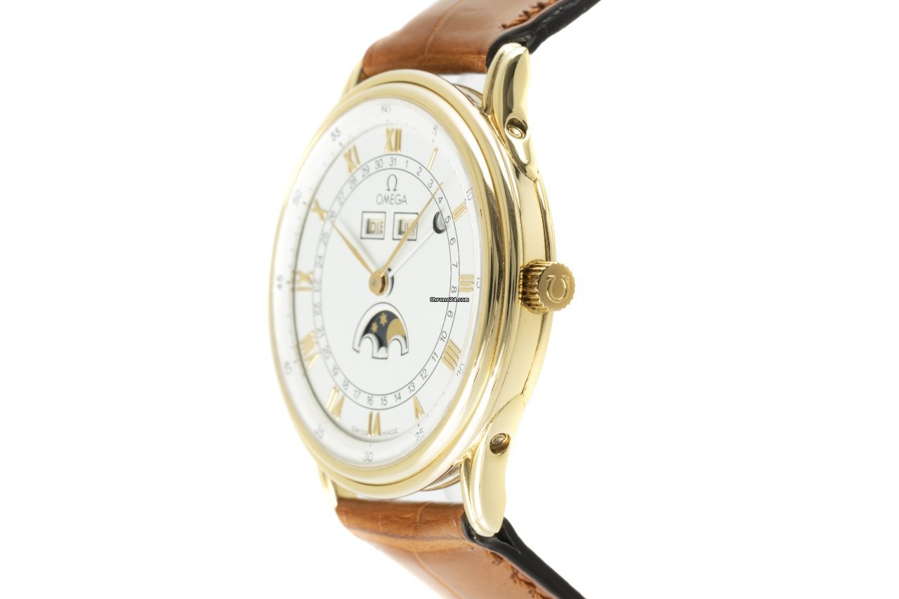 Omega Mens watch Unisex Automatic Yellow gold 156.003 Replica 4
