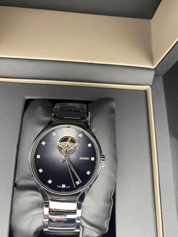 IMG_9081 Rado True Mens watch Unisex Automatic Ceramic R27107732 Replica 4