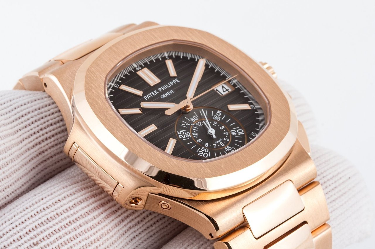 IMG_9081 Patek Philippe Nautilus Mens watch Unisex Automatic Rose gold 5980 1R-001 Replica 4