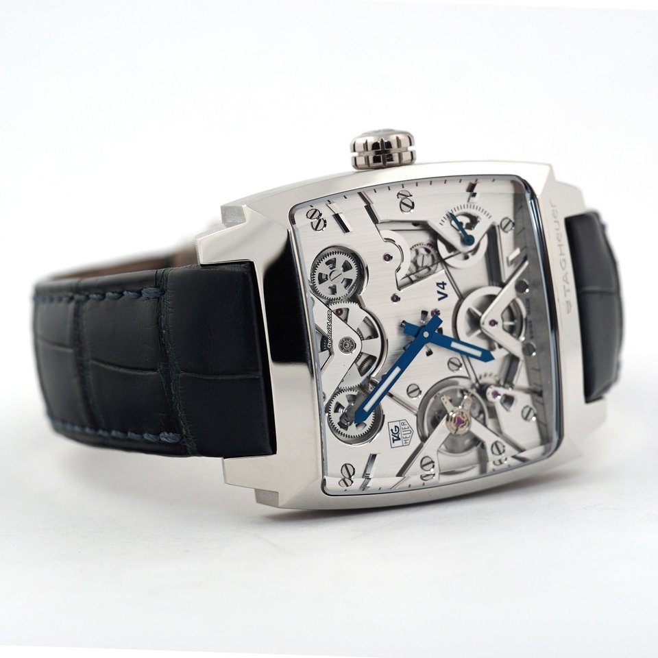 IMG_9081 TAG Heuer Monaco V4 Mens watch Unisex Automatic Platinum WAW2170.FC6261 Replica 4