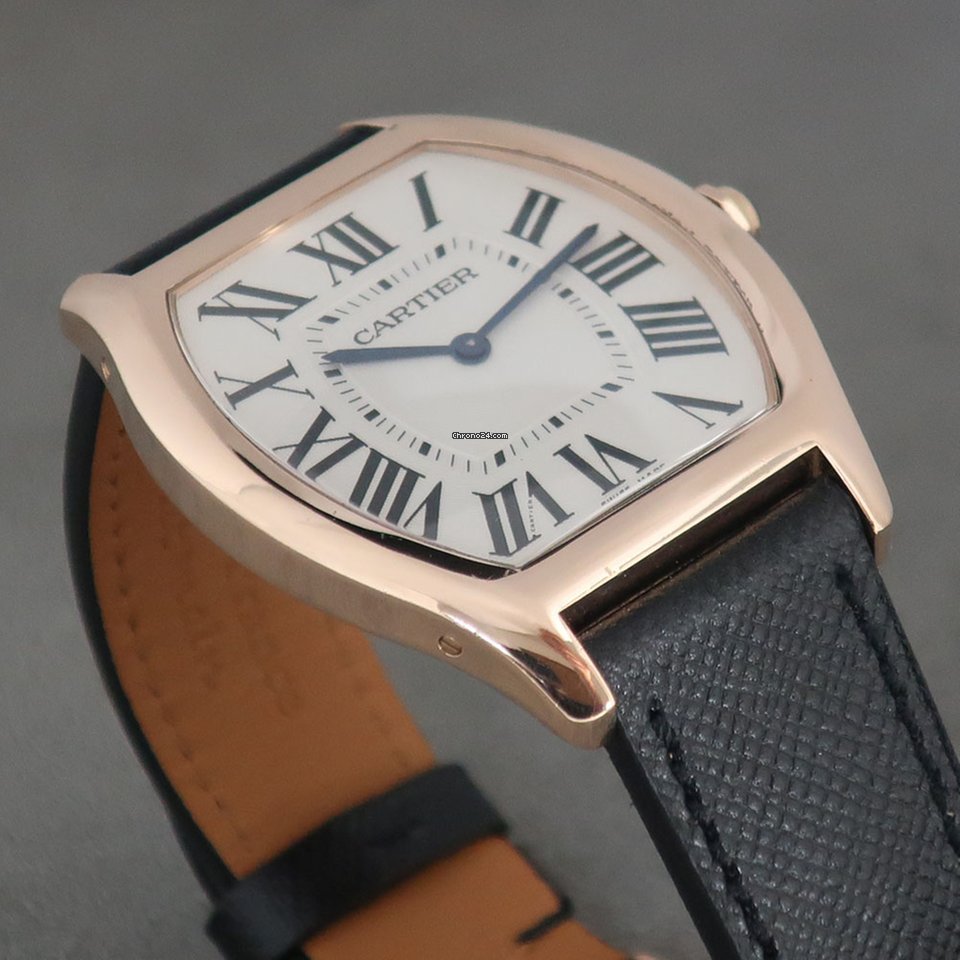 Cartier Tortue Mens watch Unisex Manual winding Rose gold WGTO0002 Replica 4