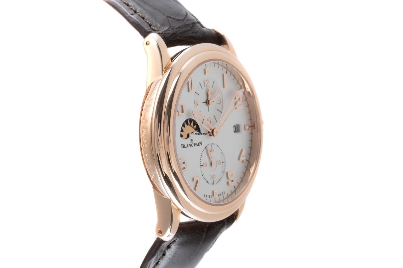 Blancpain Leman Mens watch Unisex Automatic Red gold 2860.3642.53B Replica 4