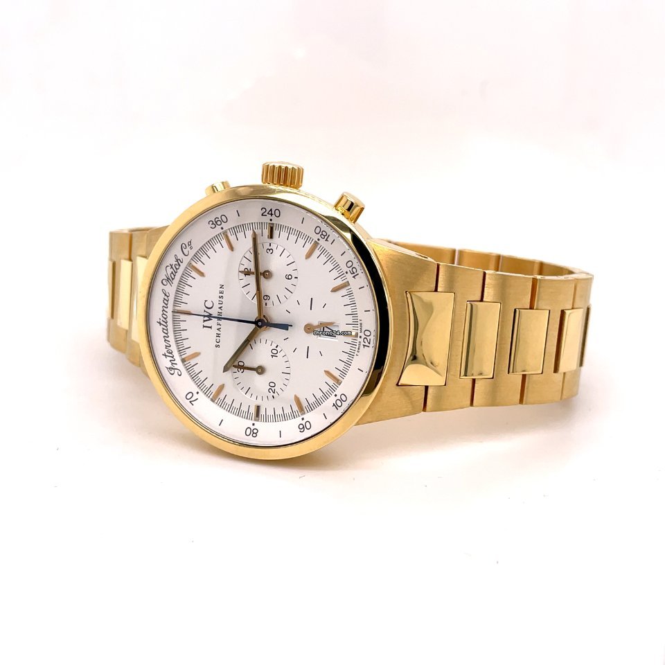 IMG_9081 IWC GST Mens watch Unisex Quartz Yellow gold IW955701 Replica 4