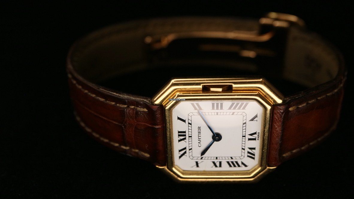 IMG_9081 Cartier Mens watch Unisex Manual winding Yellow gold 780992616 Replica 4