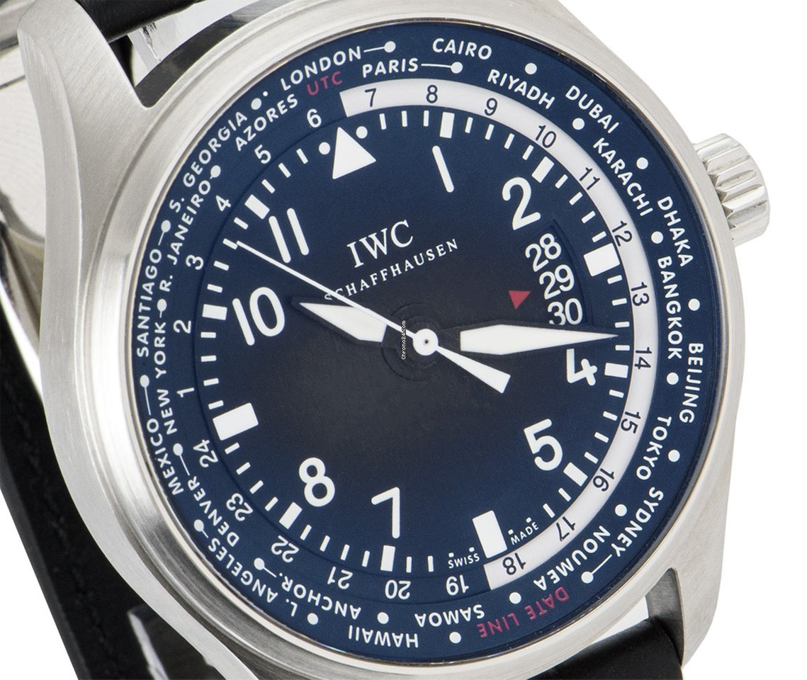 IMG_9081 IWC Pilot Worldtimer Mens watch Unisex Automatic Steel IW326201 Replica 4
