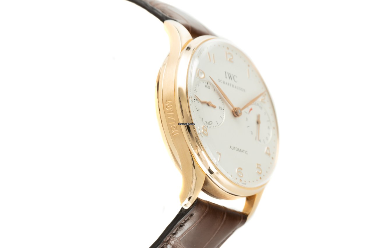IMG_9081 IWC Portuguese Automatic Mens watch Unisex Automatic Yellow gold 5000 Replica 4