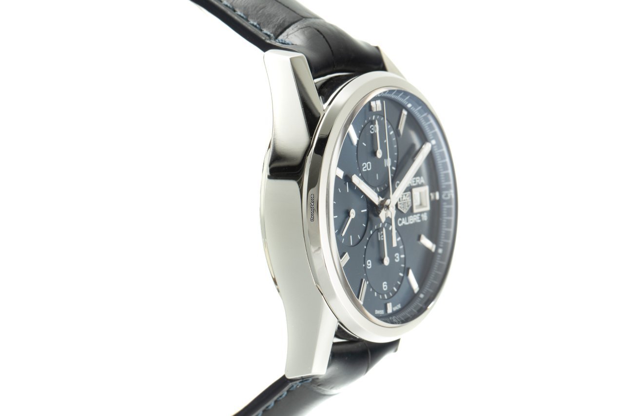 IMG_9081 TAG Heuer Carrera Calibre 16 Mens watch Unisex Automatic Steel CBK2112 Replica 4