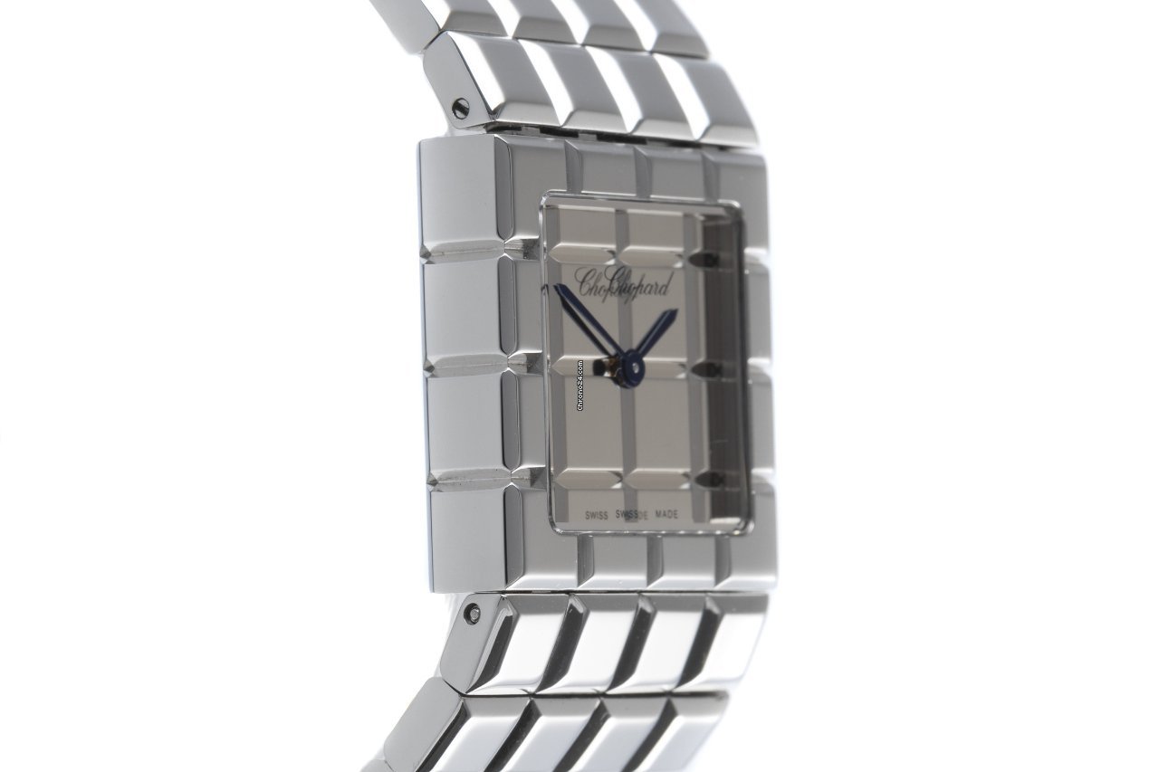 IMG_9081 Chopard Ice Cube Womens watch Quartz Steel 11 8898 Replica 4