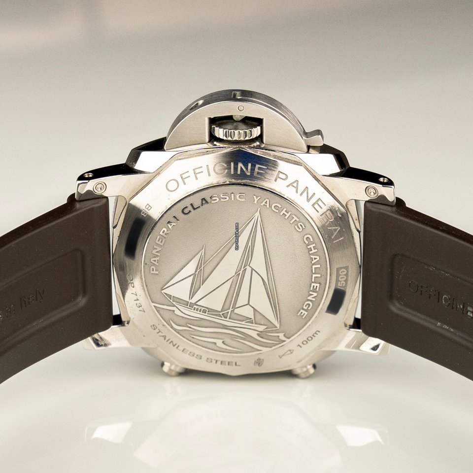 IMG_9081 Panerai Luminor 1950 3 Days Chrono Flyback Mens watch Unisex Automatic Steel PAM 00653 Replica 4