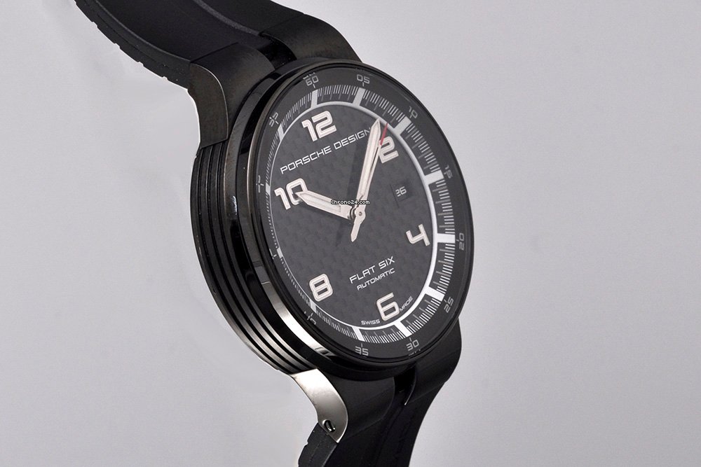 Porsche Design Flat Six Automatic Steel P6351 Replica 4