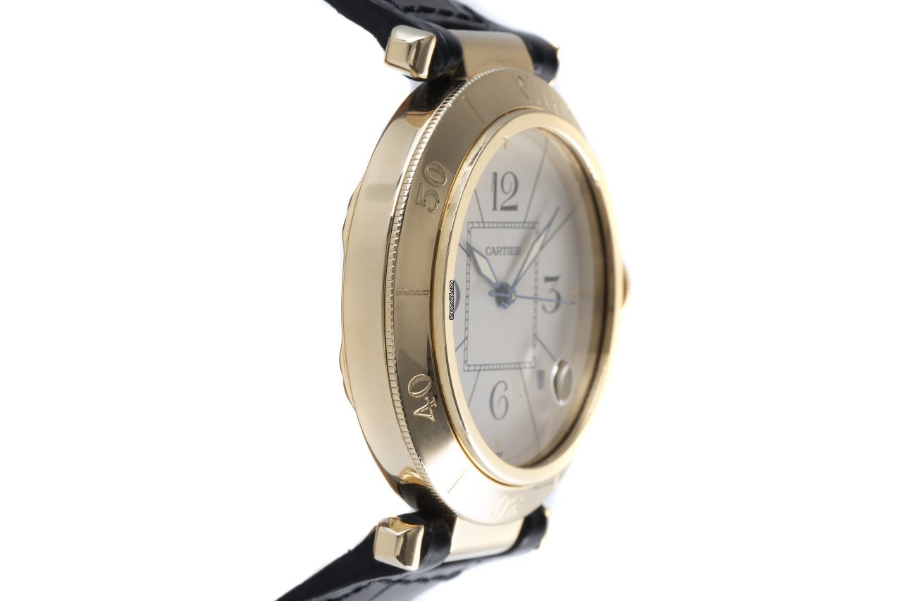 IMG_9081 Cartier Pasha Mens watch Unisex Automatic Yellow gold 820903 Replica 4