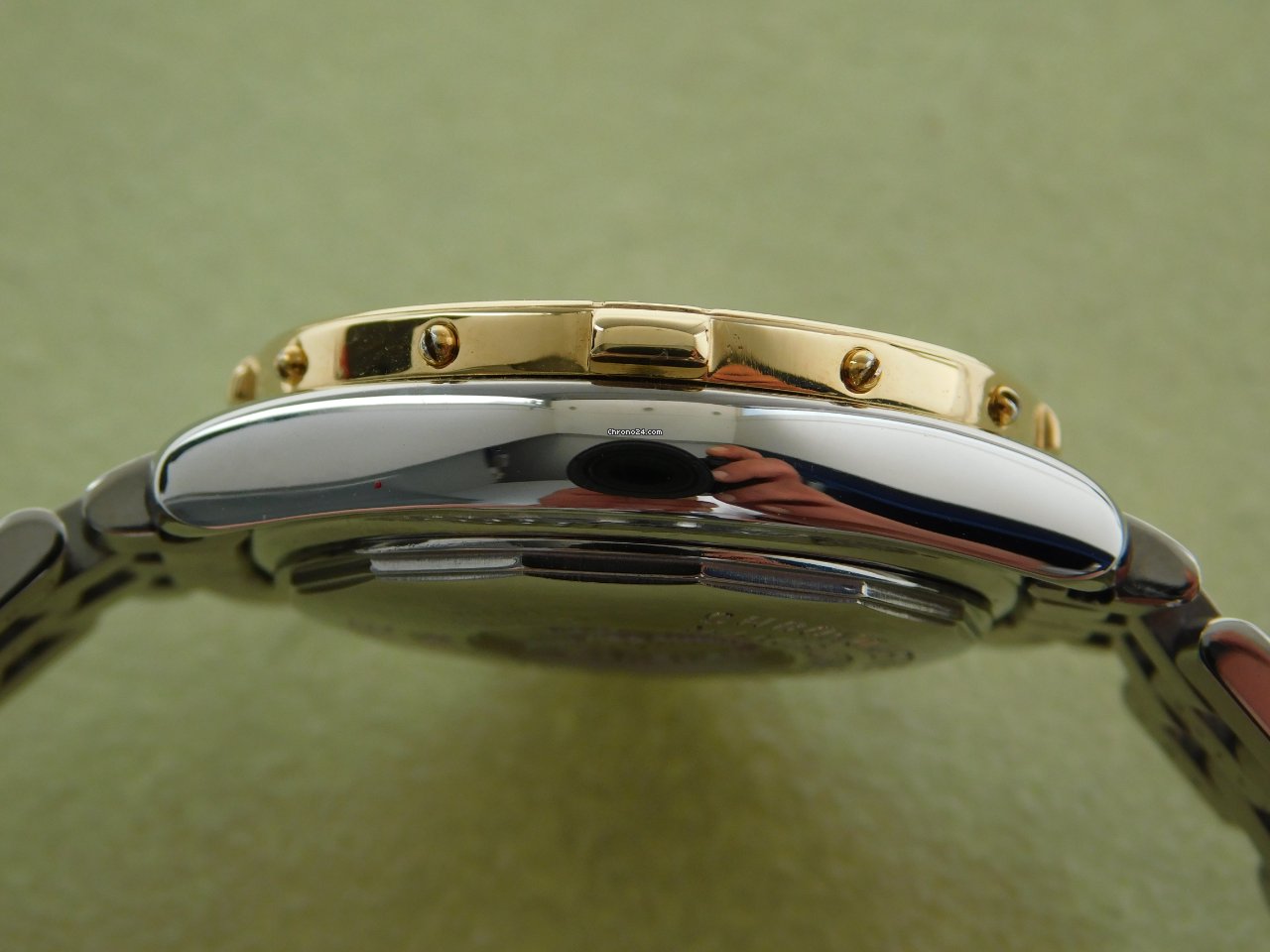 IMG_9081 Breitling Cockpit Lady Womens watch Quartz Gold Steel D 67365 Replica 4