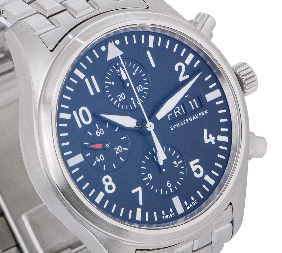 IMG_9081 IWC Pilot Chronograph Mens watch Unisex Automatic Steel IW371704 Replica 4