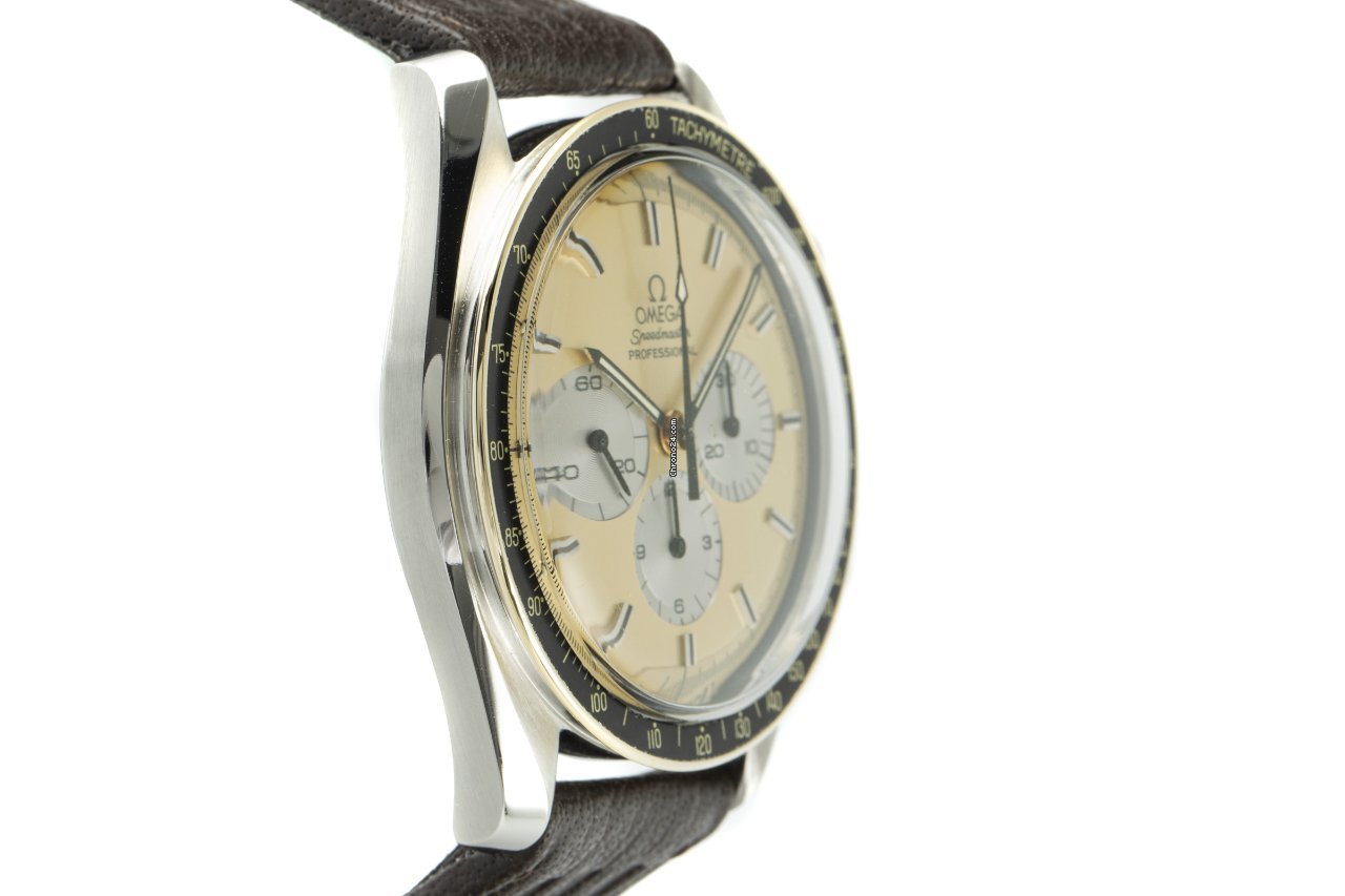IMG_9081 Omega Speedmaster Professional Moonwatch Mens watch Unisex Manual winding Gold Steel DD145.022 Replica 4