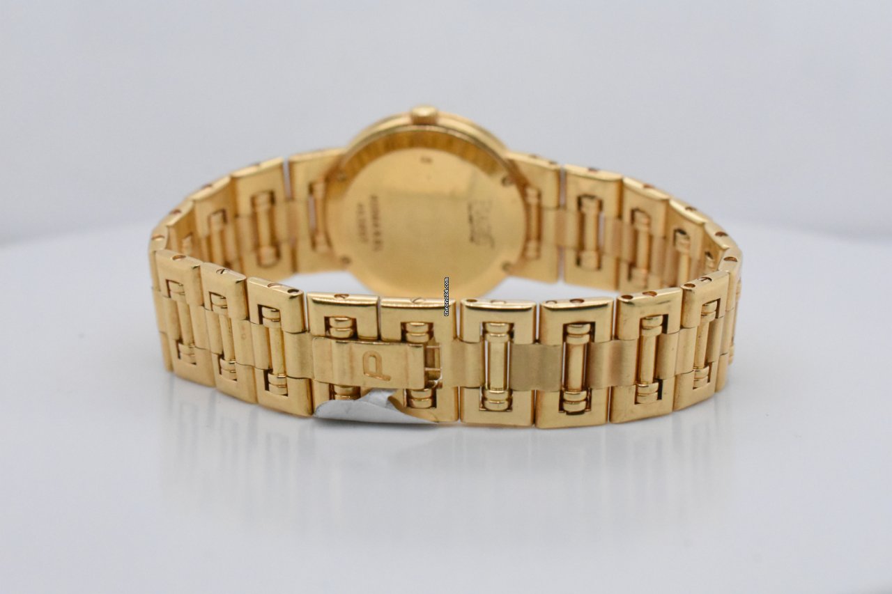 IMG_9081 Piaget Dancer Womens watch Quartz Yellow gold 80564 K81 Replica 4