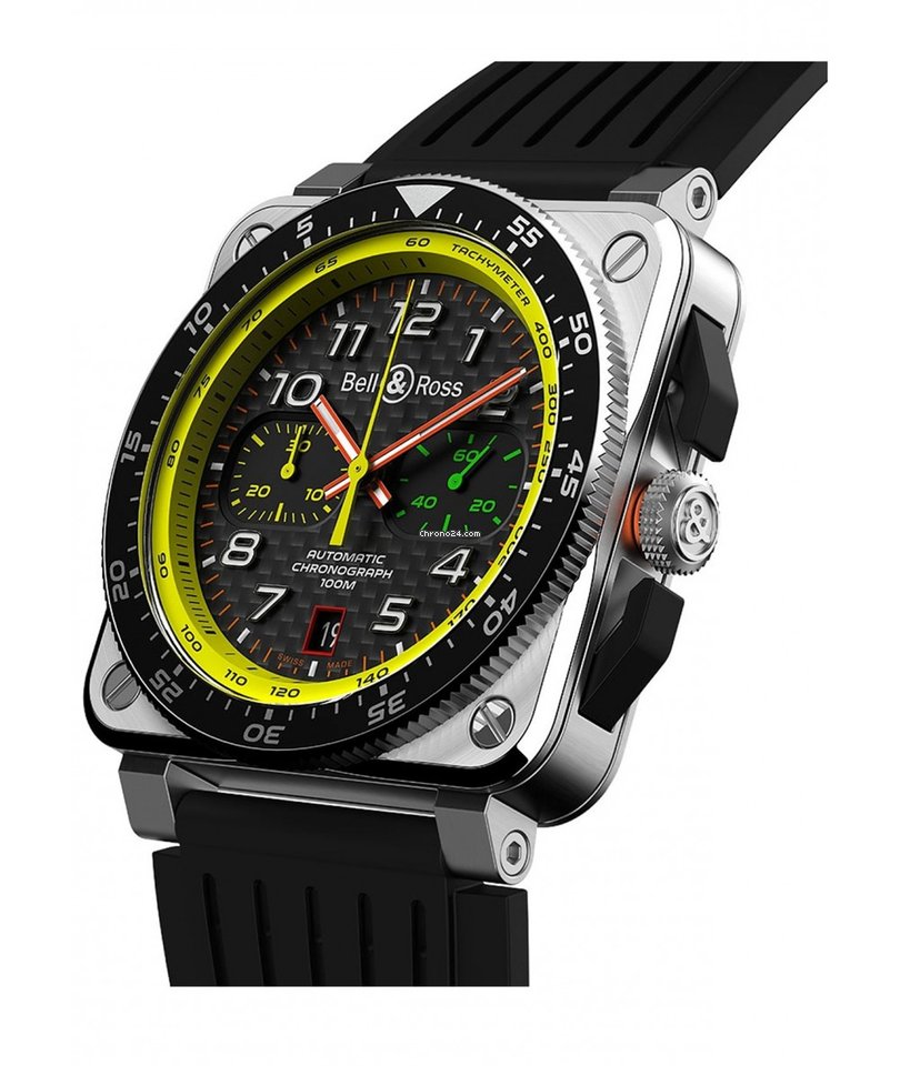 Bell & Ross BR 03-94 Chronographe Automatic Steel BR0394-RS19 SRB Replica 4