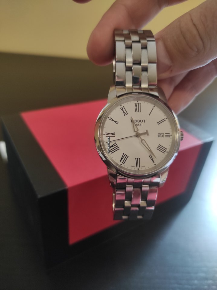 IMG_9081 Tissot Classic Dream Mens watch Unisex Quartz Steel T033.410.16.013.01 Replica 4