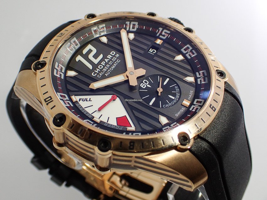 IMG_9081 Chopard Superfast Mens watch Unisex Automatic Rose gold 161291-5001 Replica 4