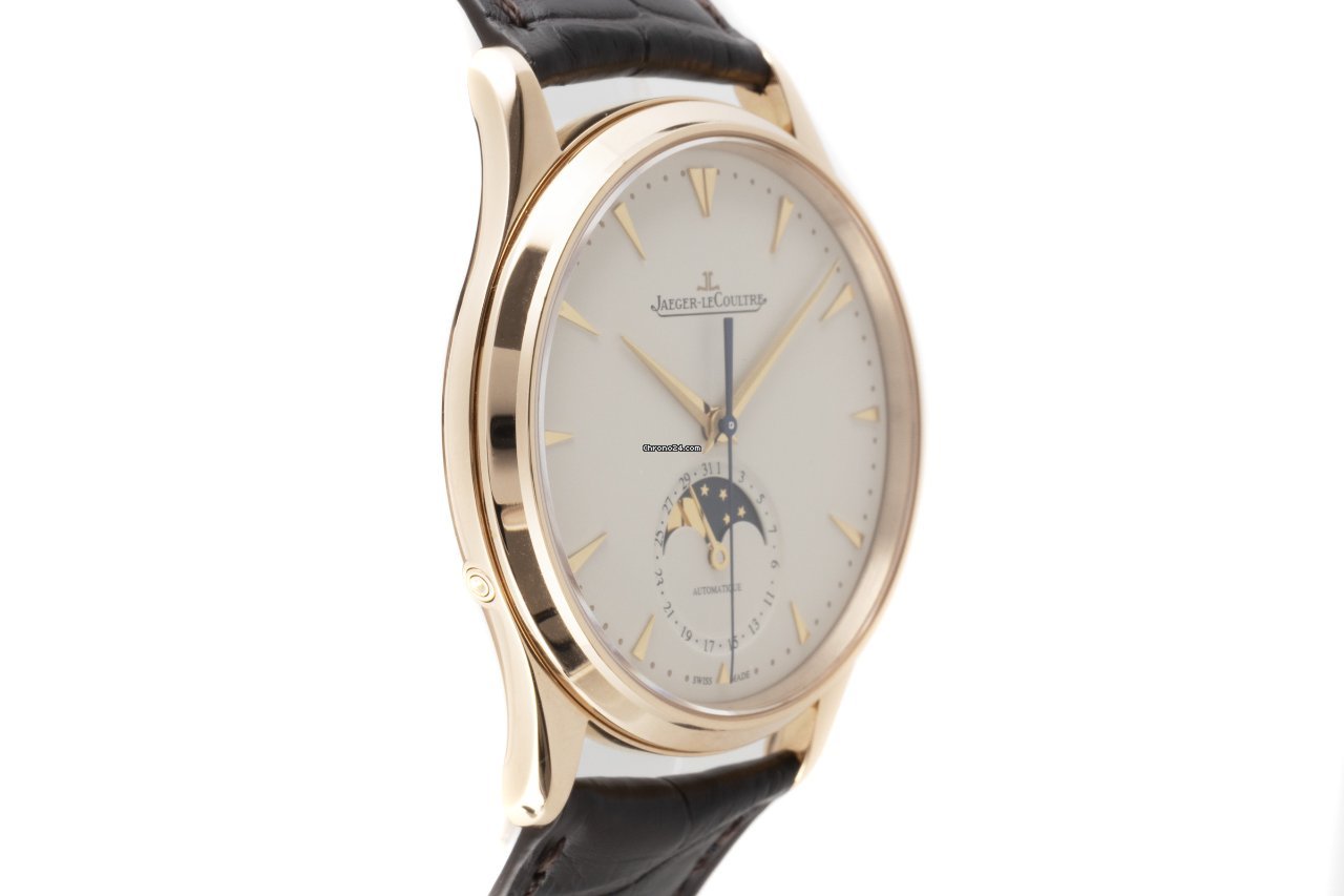 Jaeger-LeCoultre Master Ultra Thin Moon Mens watch Unisex Automatic Yellow gold Q1362520 Replica 4