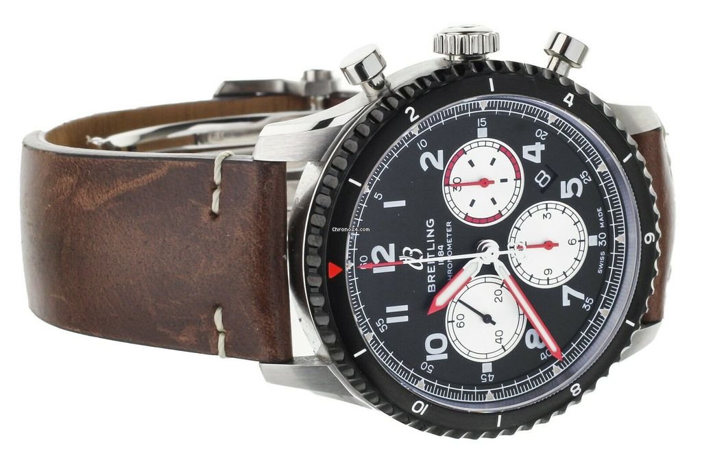 IMG_9081 Breitling Aviator 8 Mens watch Unisex Automatic Steel AB01194A1B1X2 Replica 4