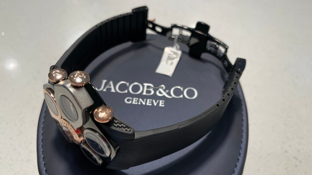 IMG_9081 Jacob & Co. Five Time Zone Mens watch Unisex Quartz GR1-24 Replica 4