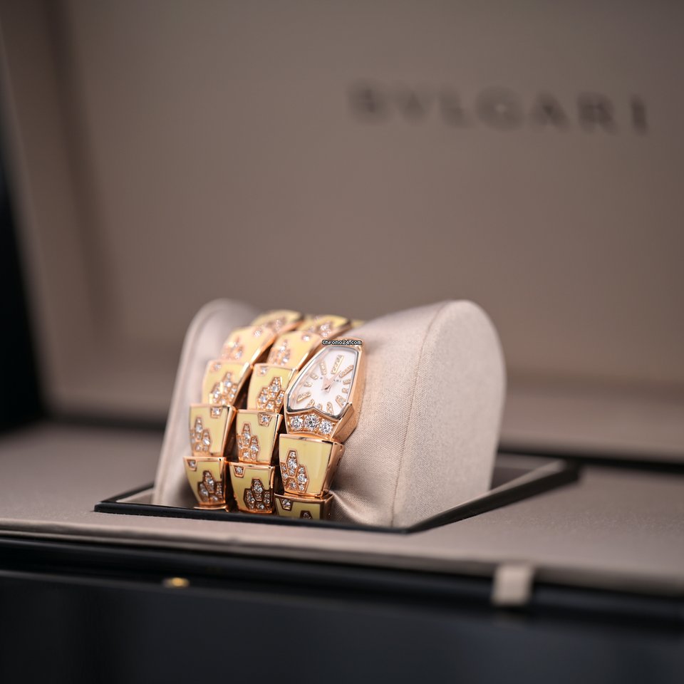 Bulgari Serpenti Womens watch Quartz Rose gold spp26wgd1gwld1.2t Replica 4