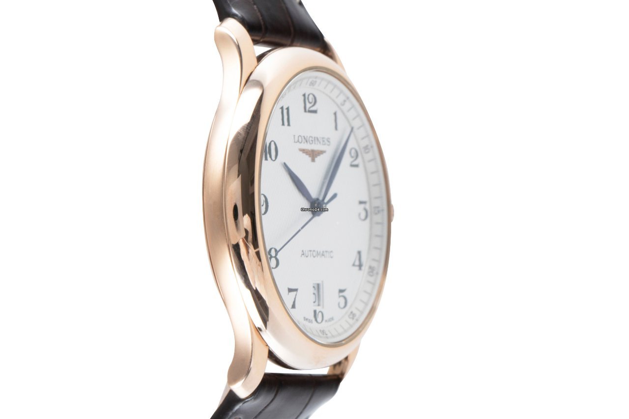 IMG_9081 Longines Master Collection Mens watch Unisex Automatic Yellow gold L2.628.8.78.3 Replica 4
