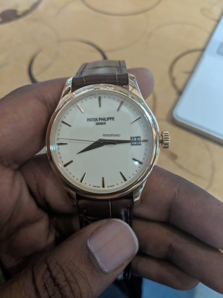 IMG_9081 Patek Philippe Calatrava Mens watch Unisex Automatic Yellow gold 5227J Replica 4