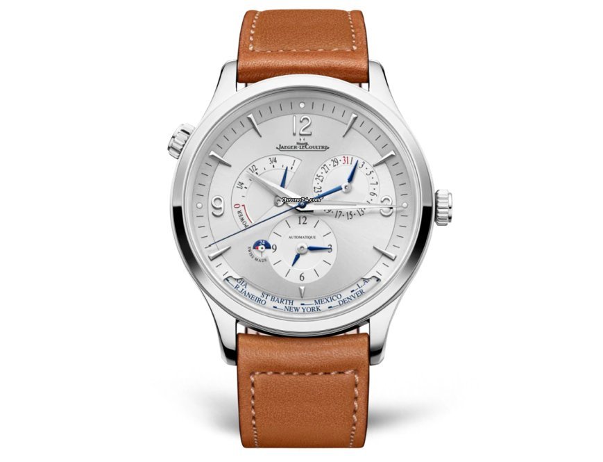 IMG_9081 Jaeger-LeCoultre Master Geographic Mens watch Unisex Automatic Steel Q4128420 Replica 4