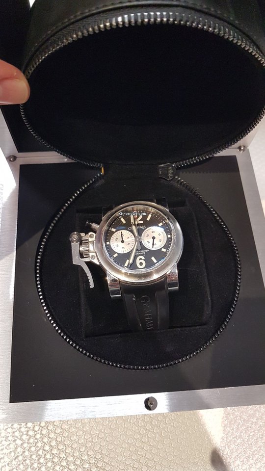 Graham Chronofighter Mens watch Unisex Automatic Steel 2OVAS.B07A.K10B Replica 4