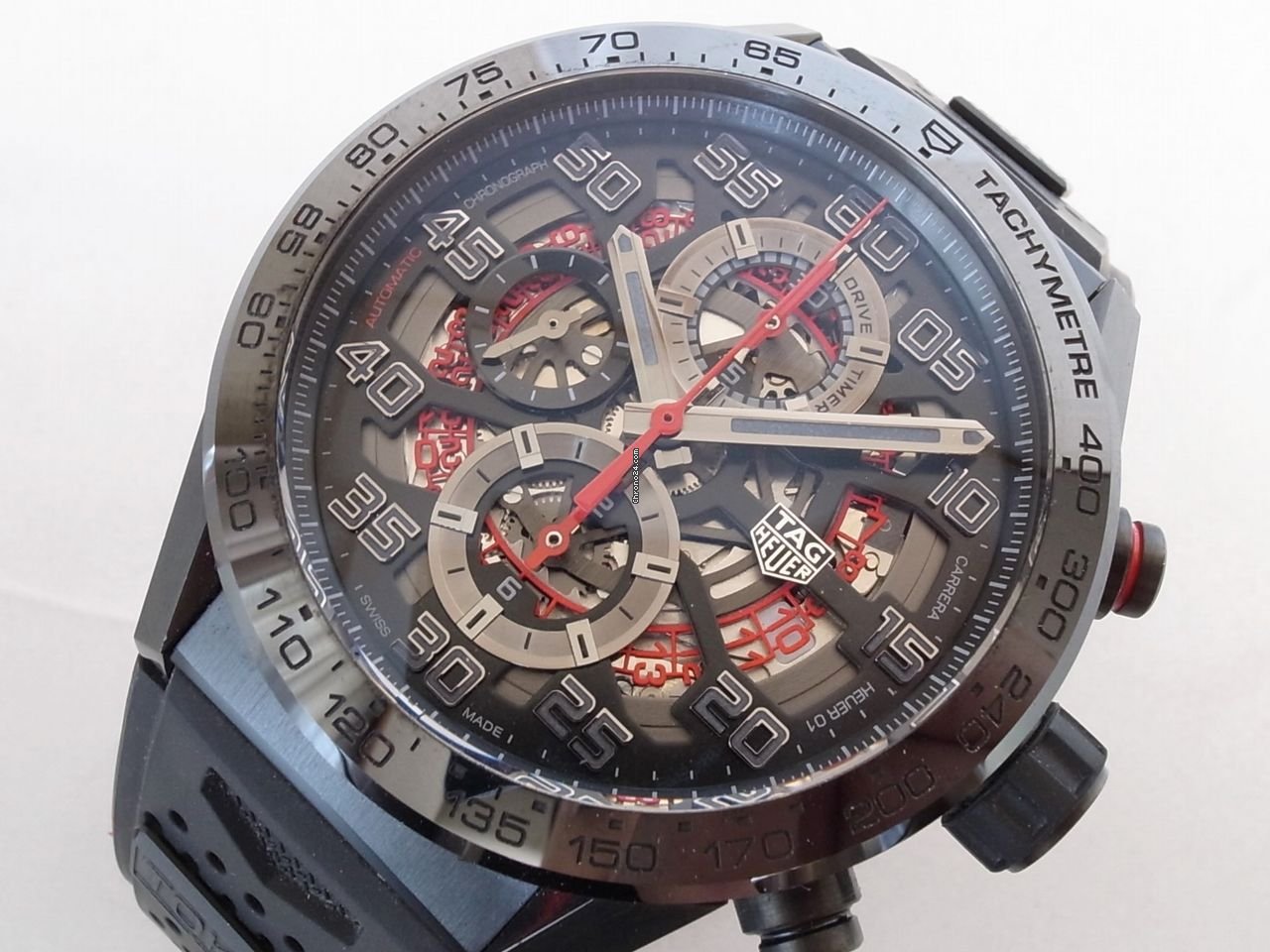 IMG_9081 TAG Heuer Carrera Calibre HEUER 01 Mens watch Unisex Automatic Steel CAR201D Replica 4