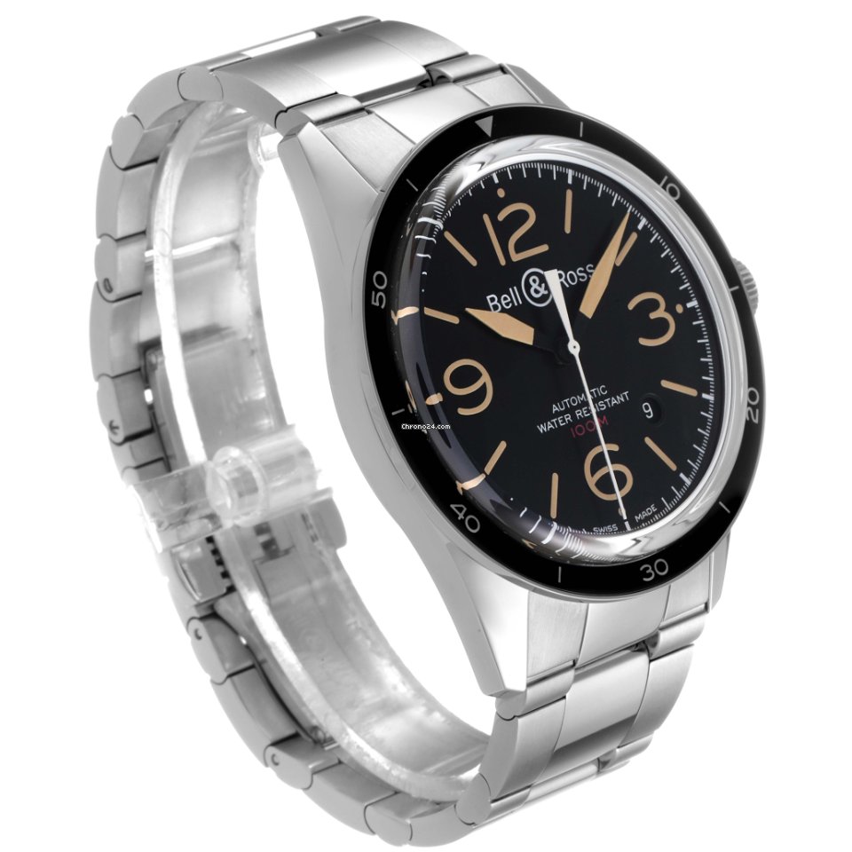 IMG_9081 Bell & Ross BR V1 Mens watch Unisex Automatic Steel BRV123-ST-HER SST Replica 4