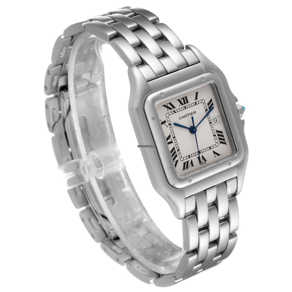 Cartier Panthere Mens watch Unisex Quartz Steel W25032P5 Replica 4