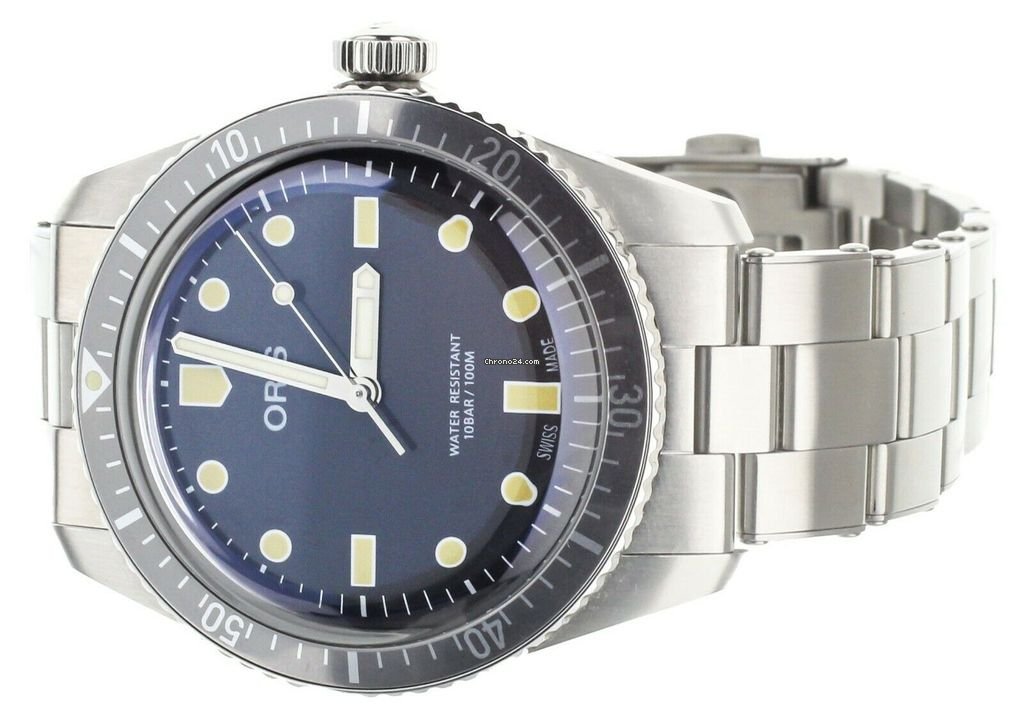 IMG_9081 Oris Divers Sixty Five Mens watch Unisex Manual winding Steel 01 730 7757 4083 Replica 4