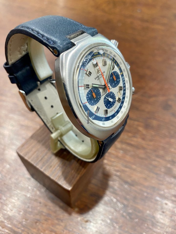 Breitling Transocean Chronograph Mens watch Unisex Manual winding Steel 7102 Replica 4