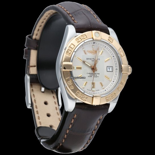 IMG_9081 Breitling Galactic 32 Womens watch Quartz Gold Steel C71356 Replica 4