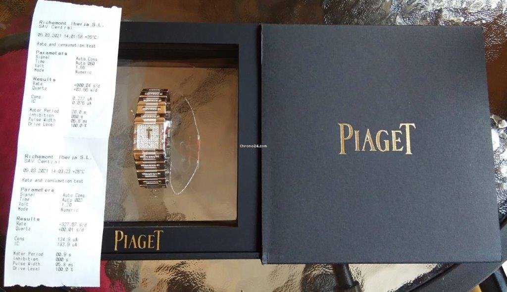 IMG_9081 Piaget Dancer Mens watch Unisex Quartz White gold 81317K81 601194 Replica 4