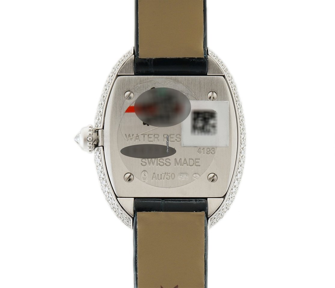 IMG_9081 Cartier Baignoire Quartz White gold WJBA0015 Replica 4