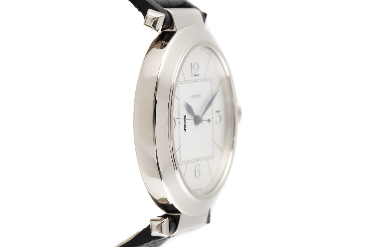 IMG_9081 Cartier Pasha Mens watch Unisex Automatic White gold 2727 Replica 4