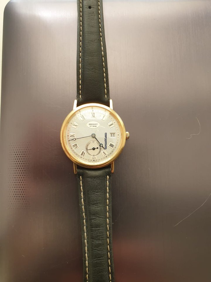 IMG_9081 Breguet Classique Mens watch Unisex Automatic Yellow gold 3846 Replica 4