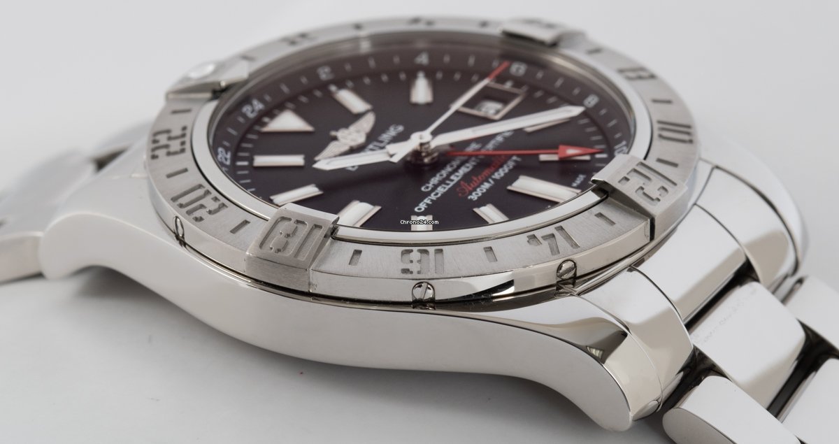 IMG_9081 Breitling Avenger II GMT Mens watch Unisex Automatic Steel A3239011 BC35 Replica 4
