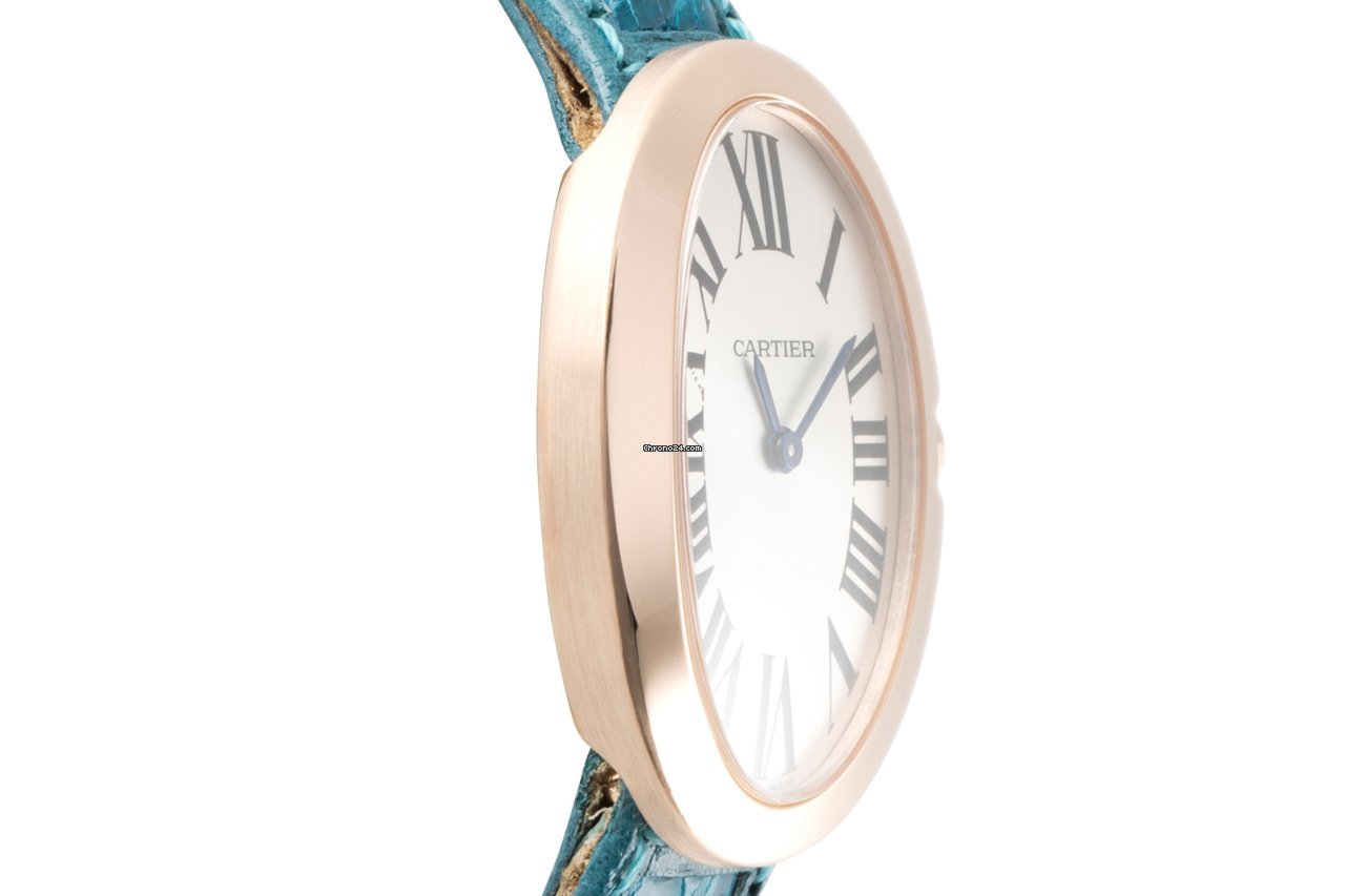 Cartier Baignoire Womens watch Quartz Red gold 3064 Replica 4