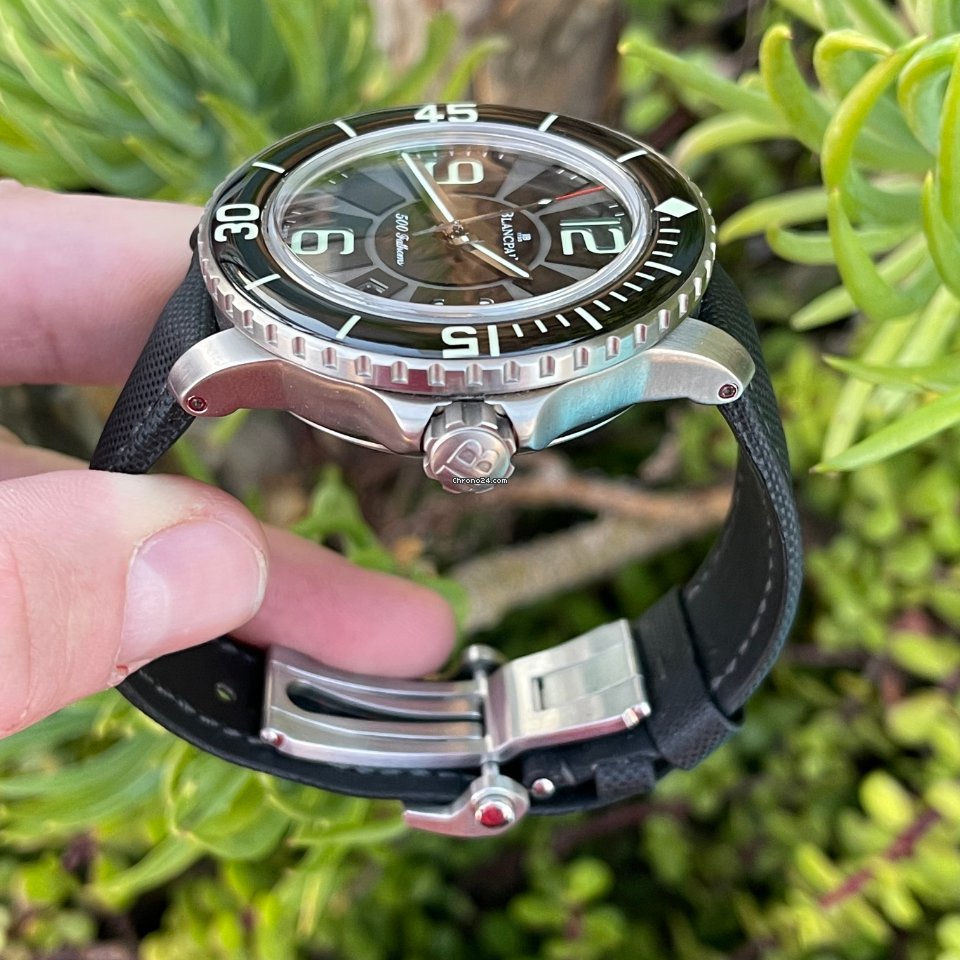 Blancpain 500 Fathoms Mens watch Unisex Automatic Titanium 50015-12B30-52B Replica 4