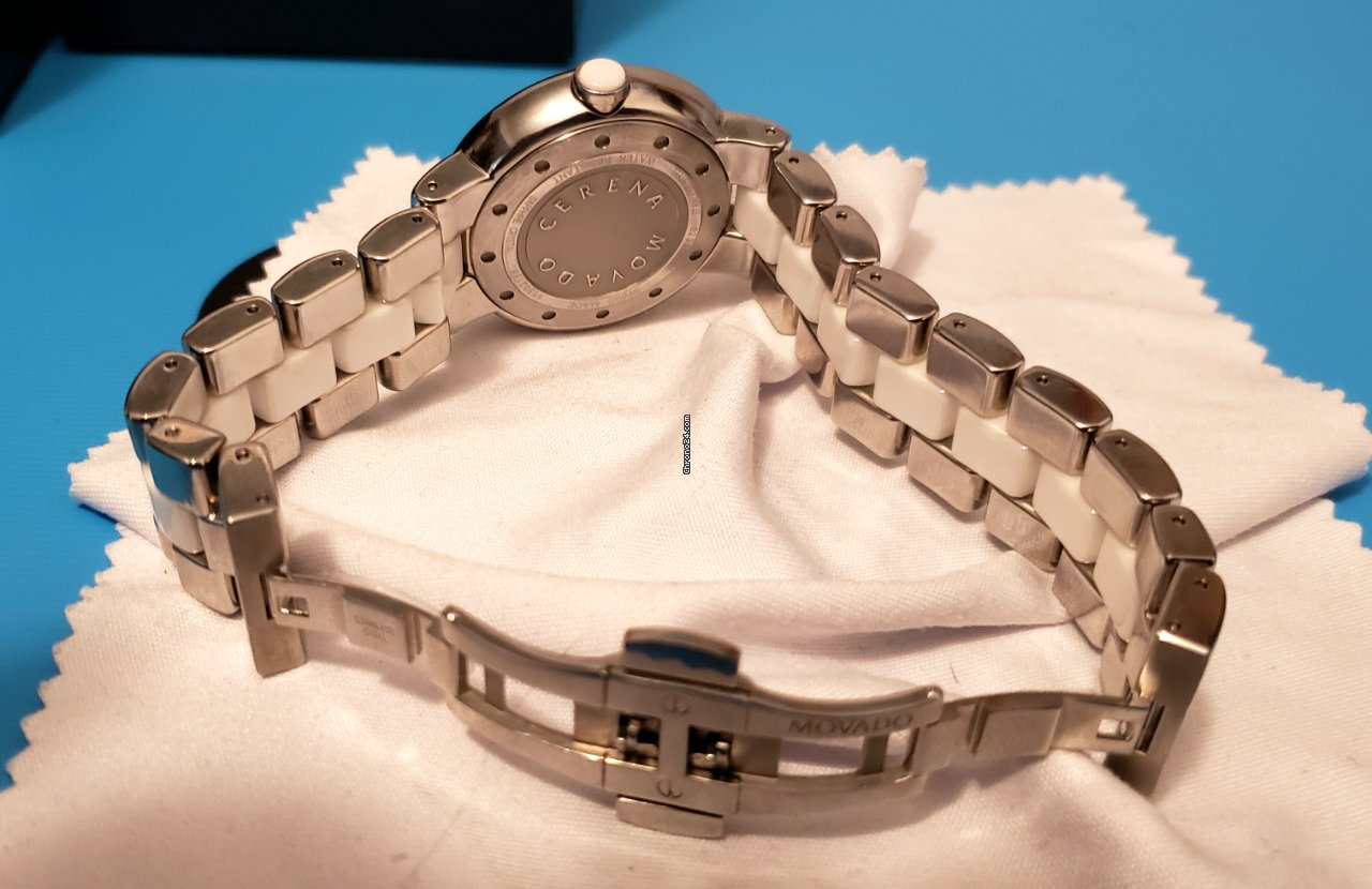 Movado Cerena Womens watch Quartz Steel 0606931 Replica 4