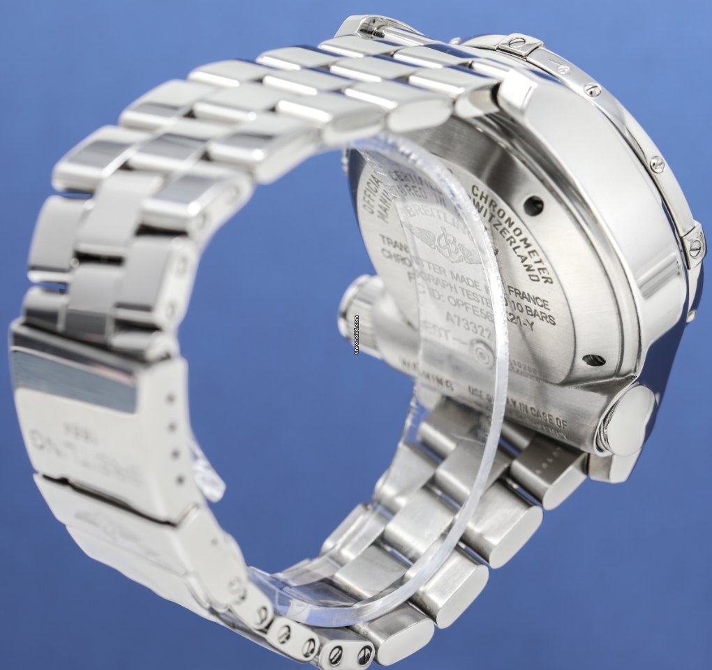Breitling Emergency Mens watch Unisex Quartz Steel A73322 Replica 4