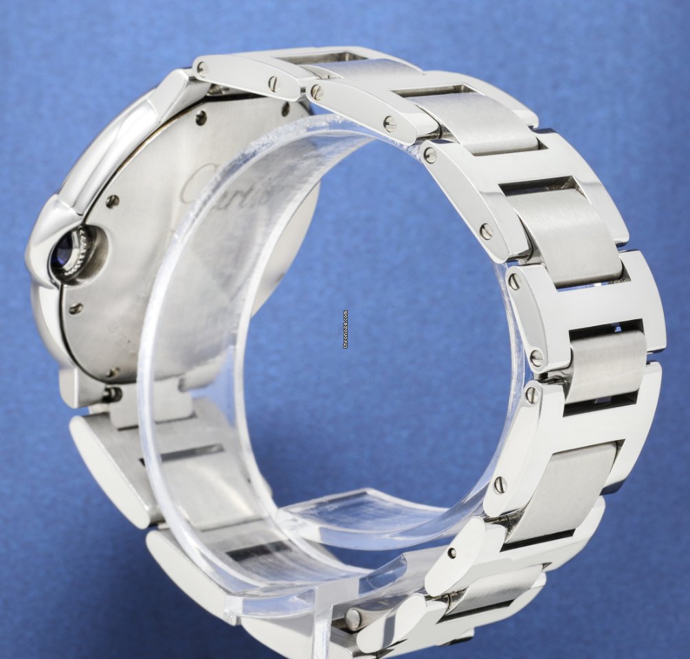 IMG_9081 Cartier Ballon Bleu 36mm Mens watch Unisex Automatic Steel WE902075 Replica 4
