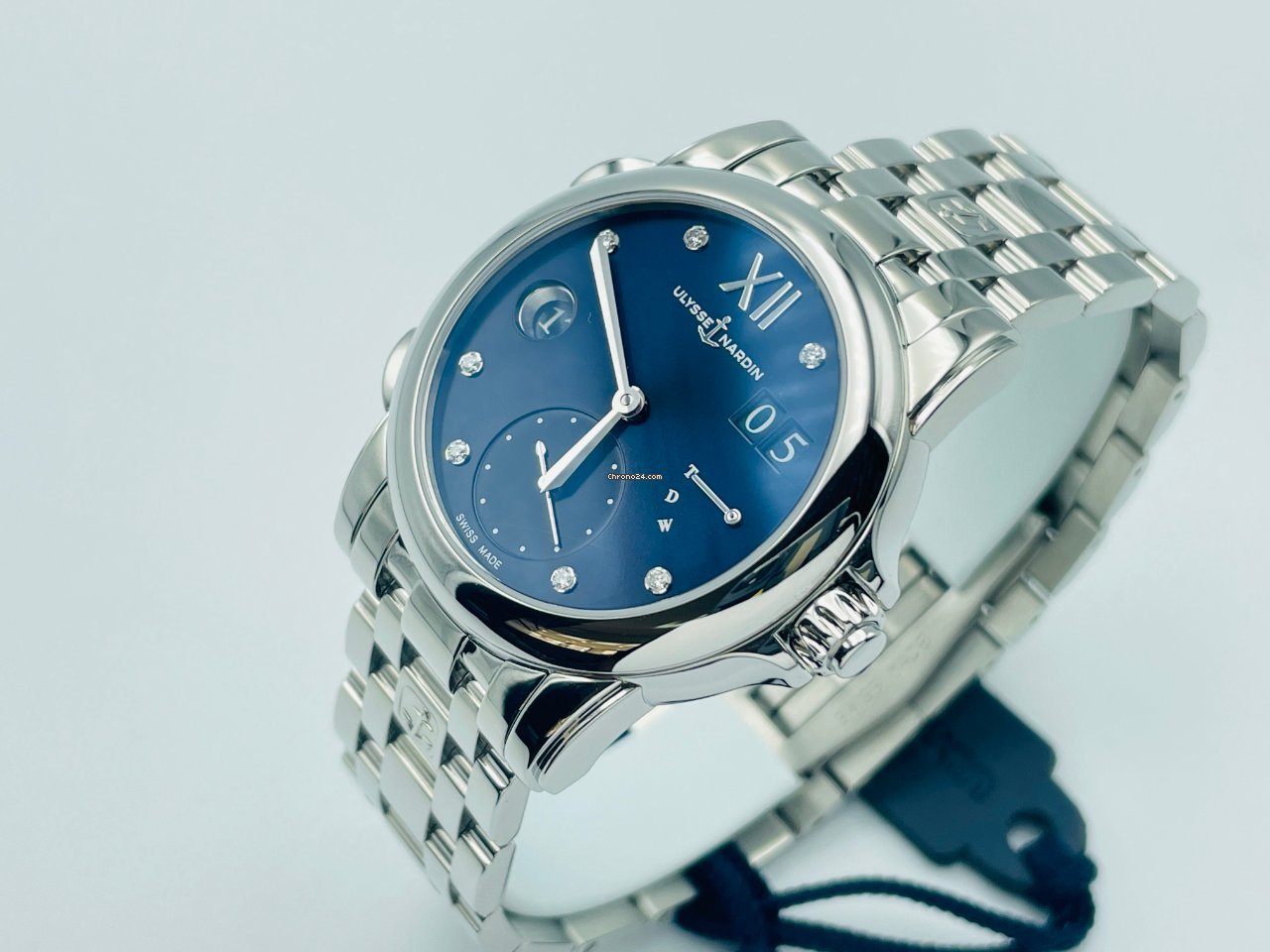 IMG_9081 Ulysse Nardin Dual Time Womens watch Automatic Steel 3243-222 Replica 4
