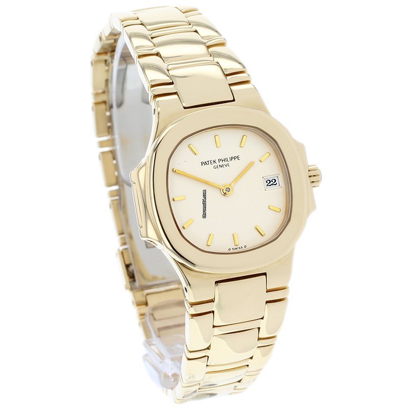 IMG_9081 Patek Philippe Nautilus Womens watch Quartz Yellow gold 4700 051J Replica 4