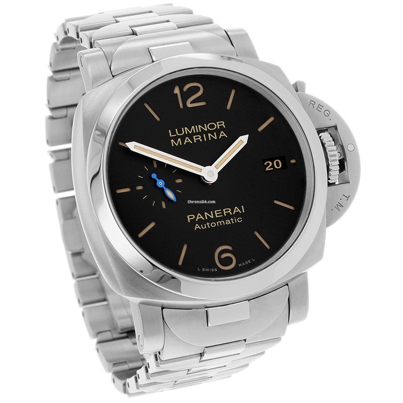 IMG_9081 Panerai Luminor Marina 1950 3 Days Automatic Mens watch Unisex Automatic Steel PAM00722 Replica 4