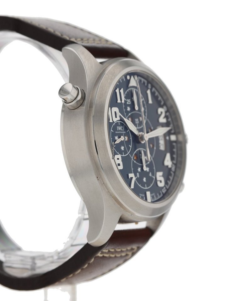IMG_9081 IWC Pilot Double Chronograph Steel IW371807 Replica 4